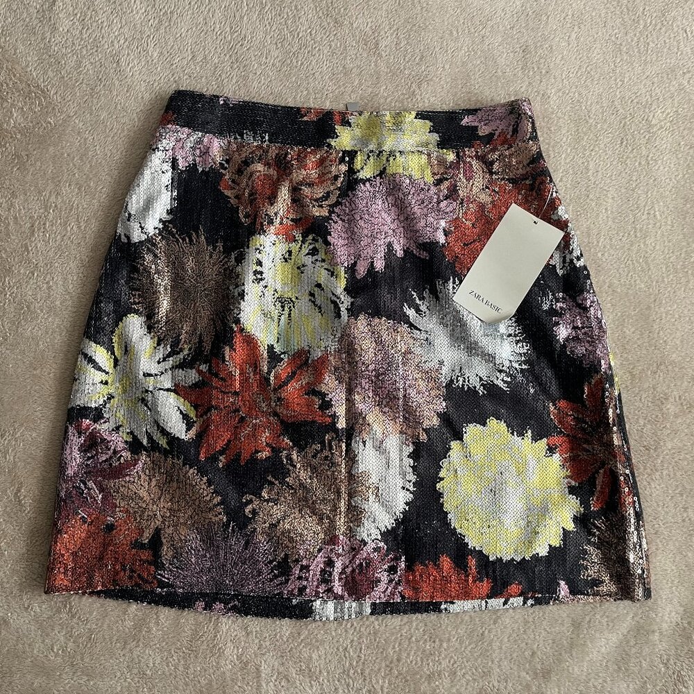 Zara Sequin Mini Skirt